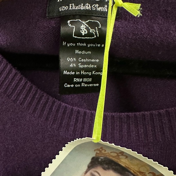 Trust Fund Baby 100% Cashmere Medium - Picture 8 of 9